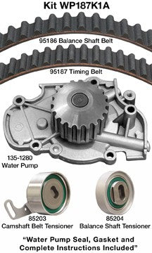 Dayco Engine Timing Belt Kit with Water Pump  WP187K1A