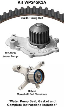 Dayco Engine Timing Belt Kit with Water Pump  WP245K3A