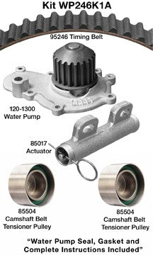 Dayco Engine Timing Belt Kit with Water Pump  WP246K1A