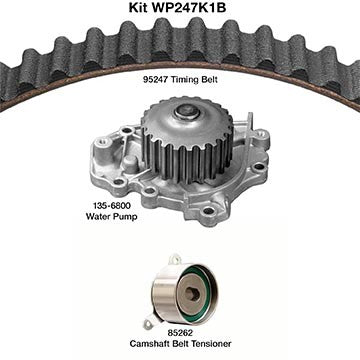 Dayco Engine Timing Belt Kit with Water Pump  WP247K1B