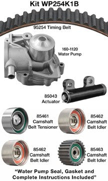 Dayco Engine Timing Belt Kit with Water Pump  WP254K1B