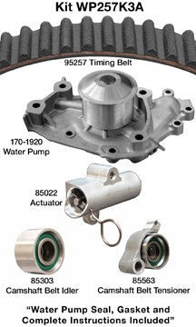 Dayco Engine Timing Belt Kit with Water Pump  WP257K3A