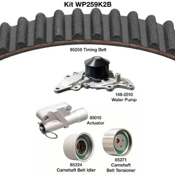 Dayco Engine Timing Belt Kit with Water Pump  WP259K2B