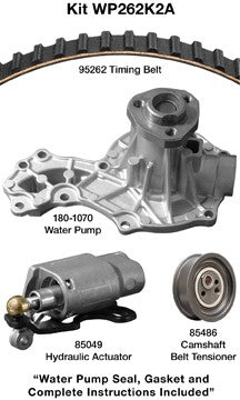 Dayco Engine Timing Belt Kit with Water Pump  WP262K2A