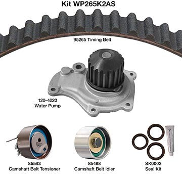 Dayco Engine Timing Belt Kit with Water Pump  WP265K2AS