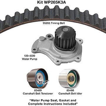 Dayco Engine Timing Belt Kit with Water Pump  WP265K3A