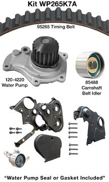 Dayco Engine Timing Belt Kit with Water Pump  WP265K7A