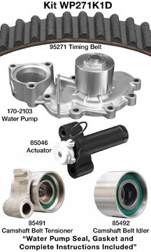 Dayco Engine Timing Belt Kit with Water Pump  WP271K1D