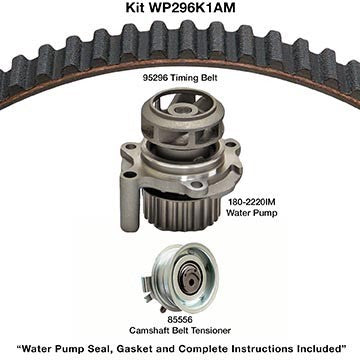 Dayco Engine Timing Belt Kit with Water Pump  WP296K1AM