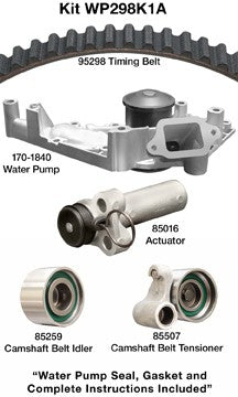 Dayco Engine Timing Belt Kit with Water Pump  WP298K1A