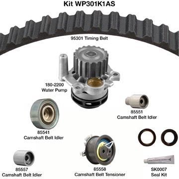 Dayco Engine Timing Belt Kit with Water Pump  WP301K1AS