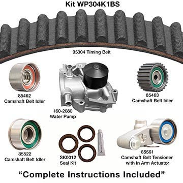 Dayco Engine Timing Belt Kit with Water Pump  WP304K1BS