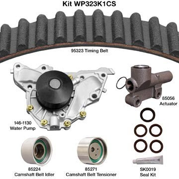 Dayco Engine Timing Belt Kit with Water Pump  WP323K1CS
