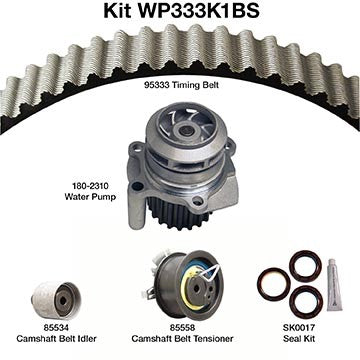Dayco Engine Timing Belt Kit with Water Pump  WP333K1BS
