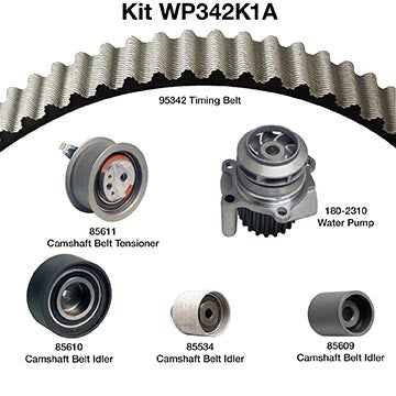 Dayco Engine Timing Belt Kit with Water Pump  WP342K1A