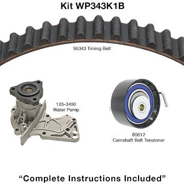 Dayco Engine Timing Belt Kit with Water Pump  WP343K1B