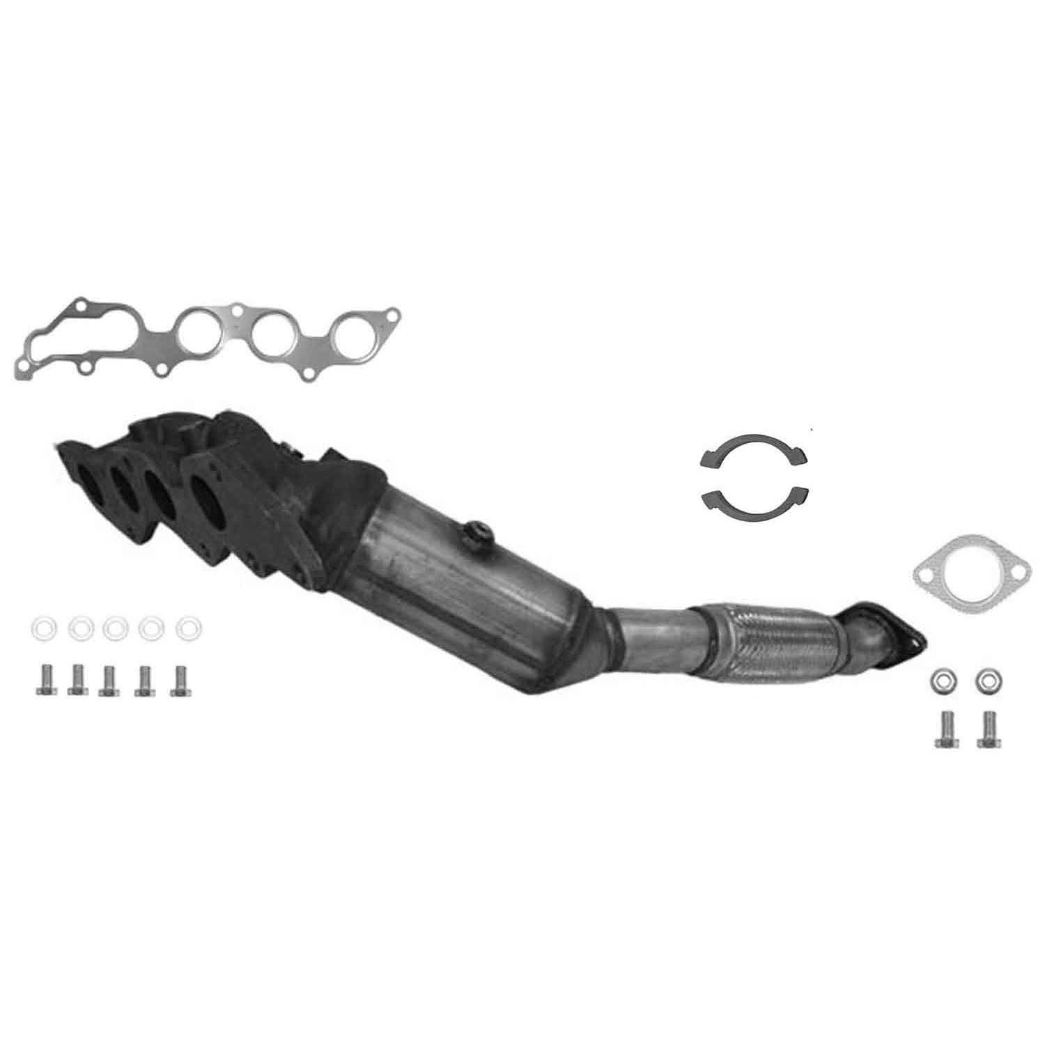 Eastern Catalytic Exhaust Manifold with Integrated Catalytic Converter  30558