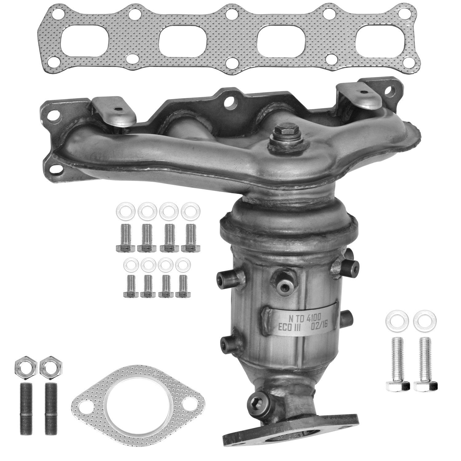 Eastern Catalytic Exhaust Manifold with Integrated Catalytic Converter  41131