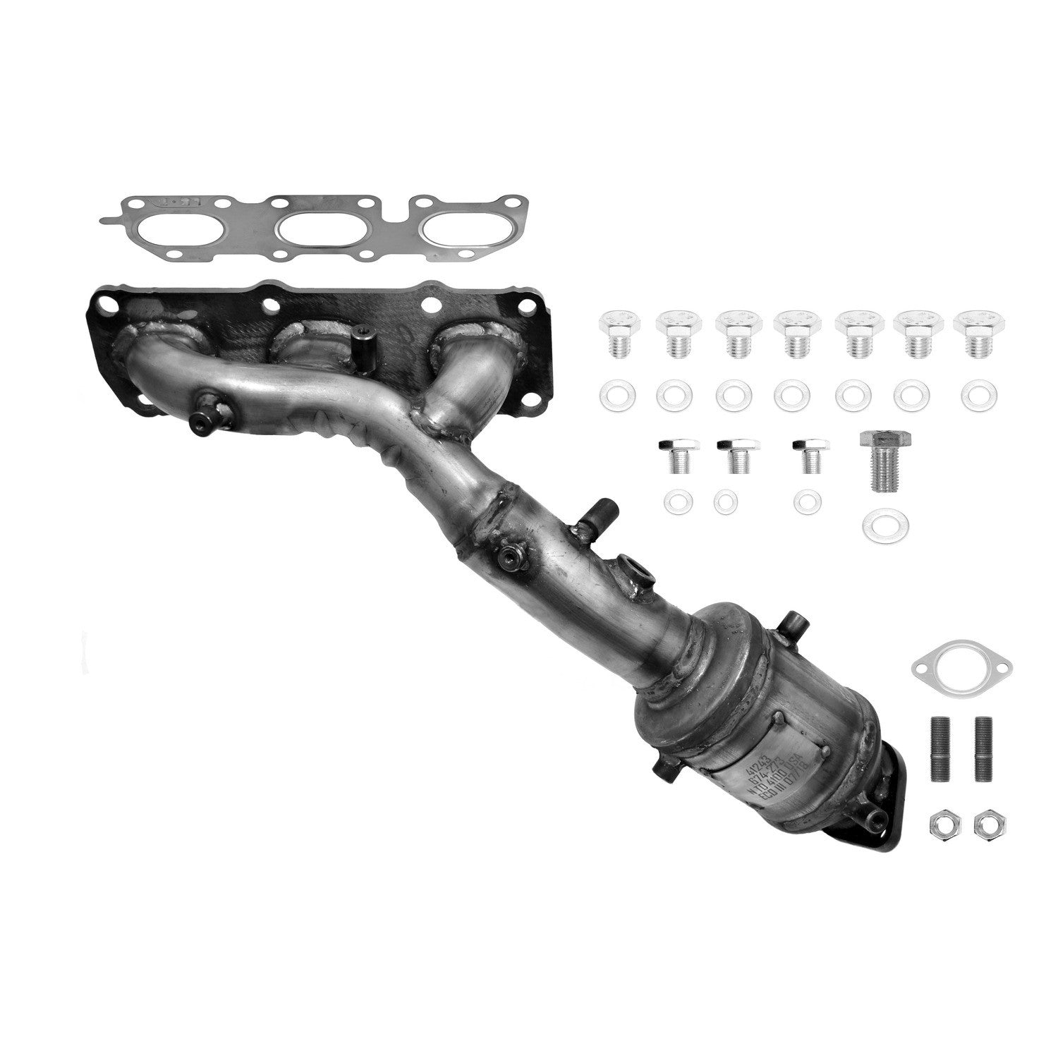 Eastern Catalytic Exhaust Manifold with Integrated Catalytic Converter  41243