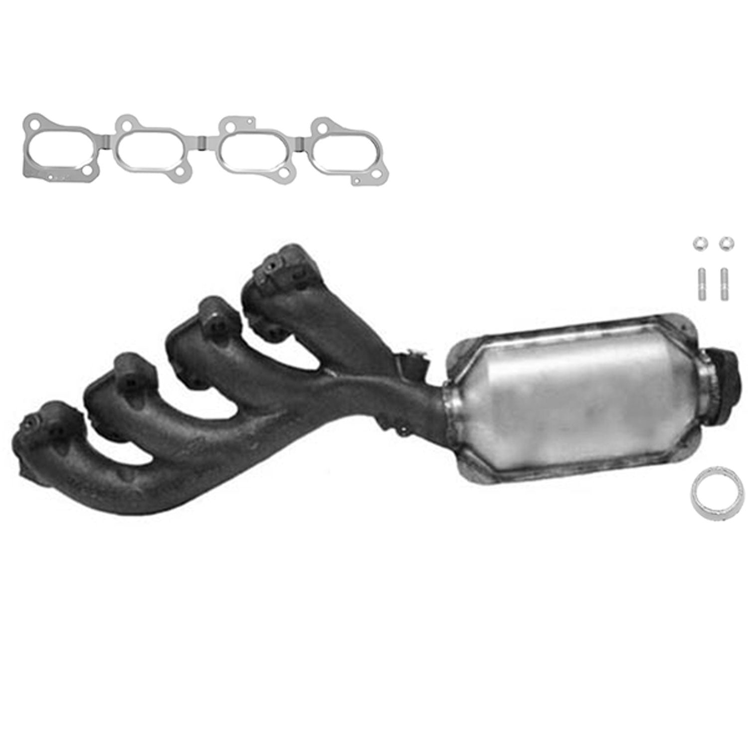 Eastern Catalytic Exhaust Manifold with Integrated Catalytic Converter  50464