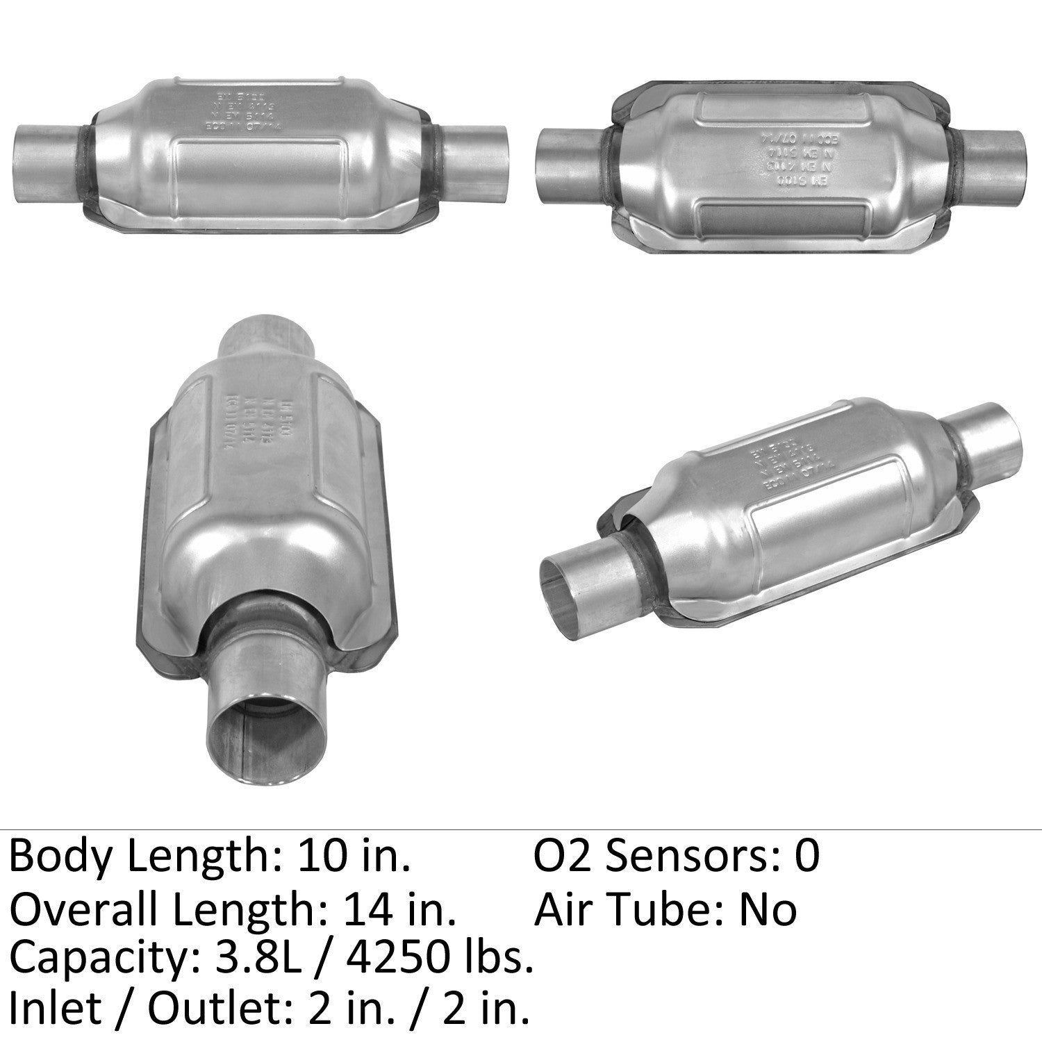 Eastern Catalytic Catalytic Converter-Universal  70257