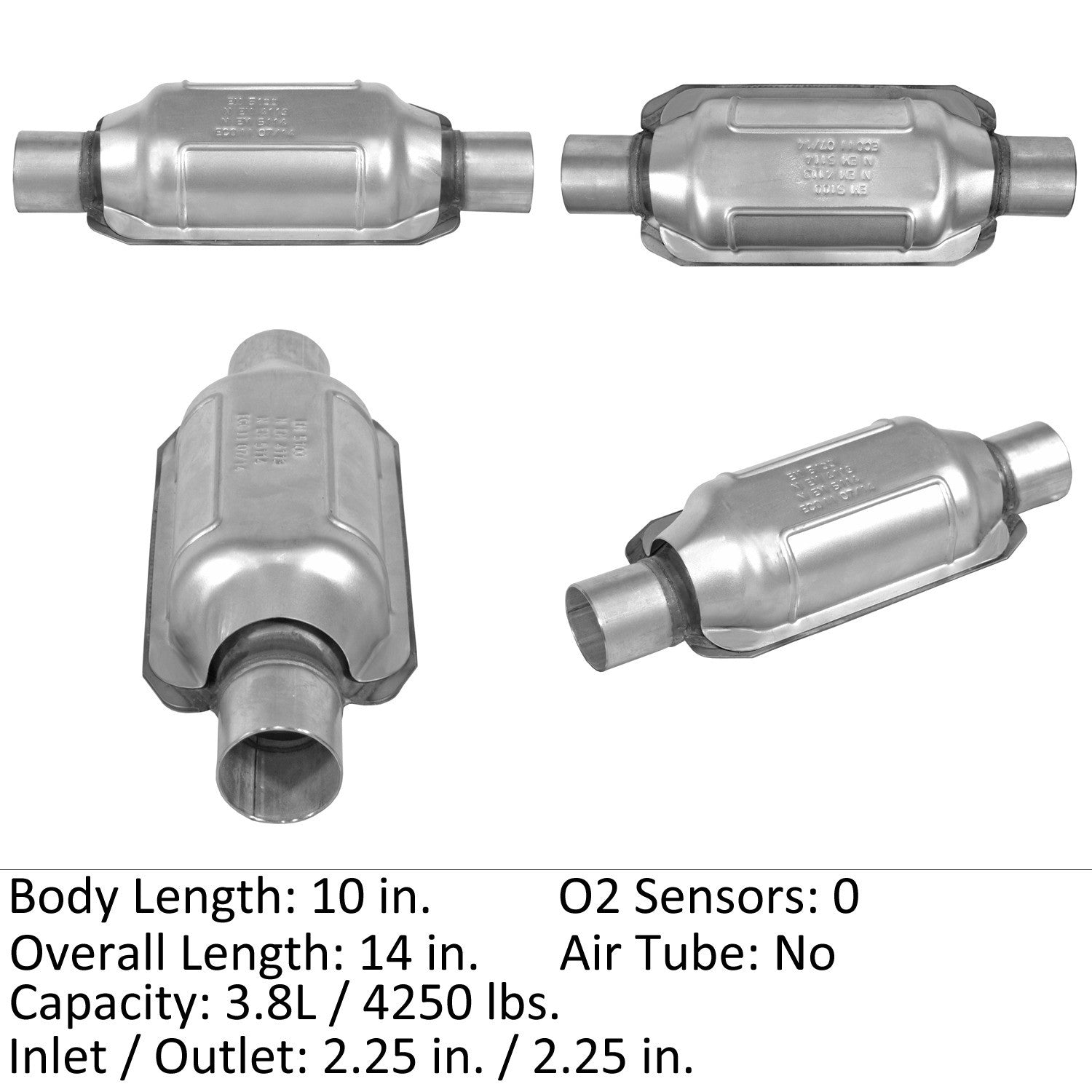 Eastern Catalytic Catalytic Converter-Universal  70258
