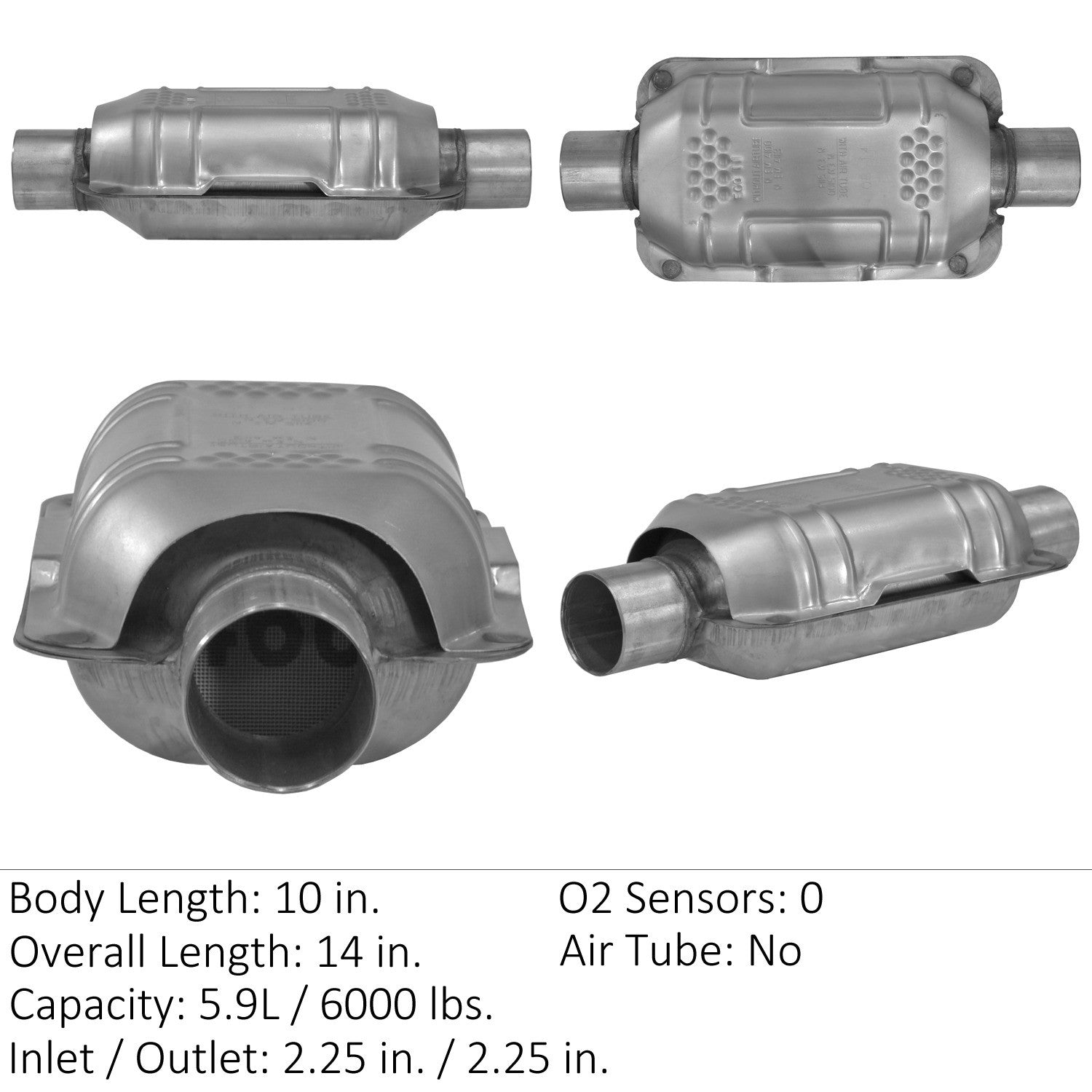 Eastern Catalytic Catalytic Converter-Universal  70317
