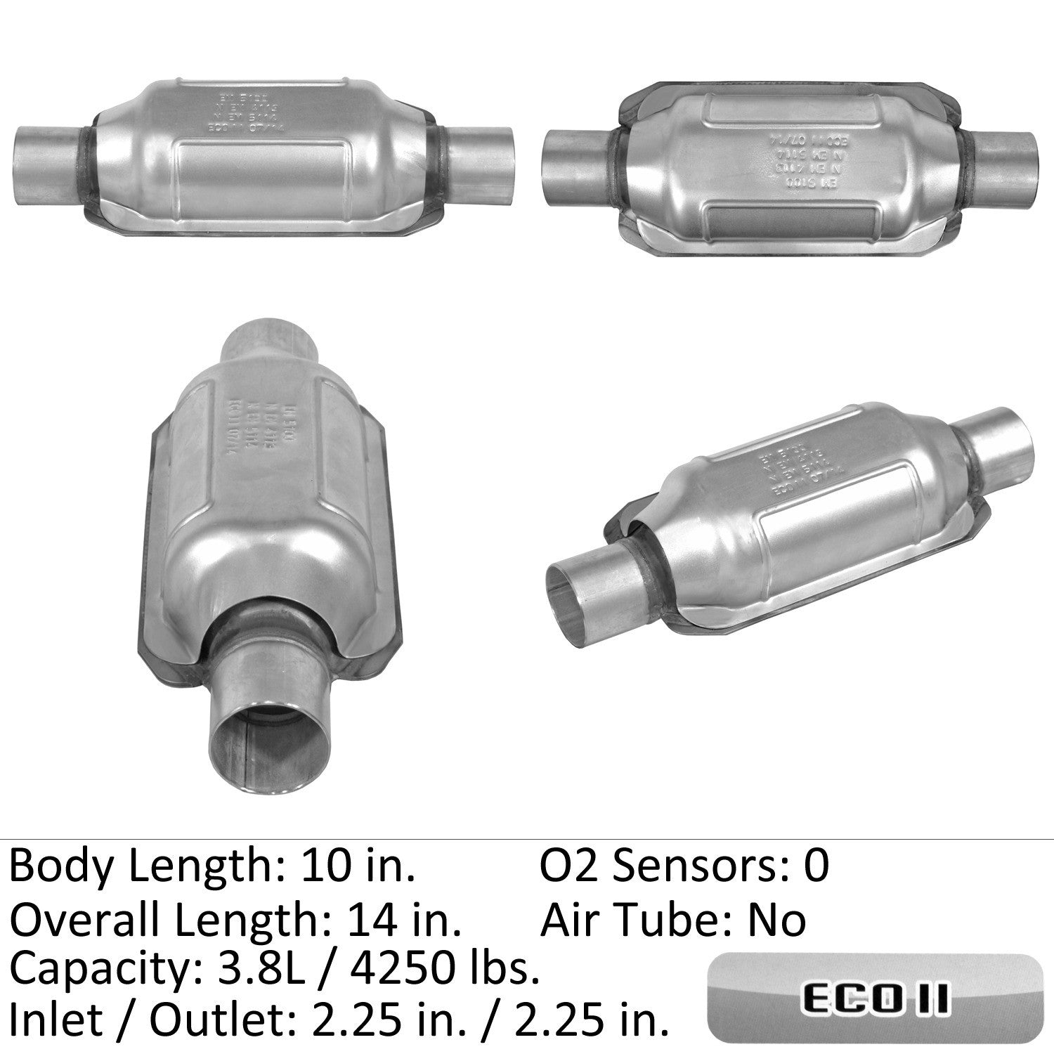 Eastern Catalytic Catalytic Converter-Universal  82565