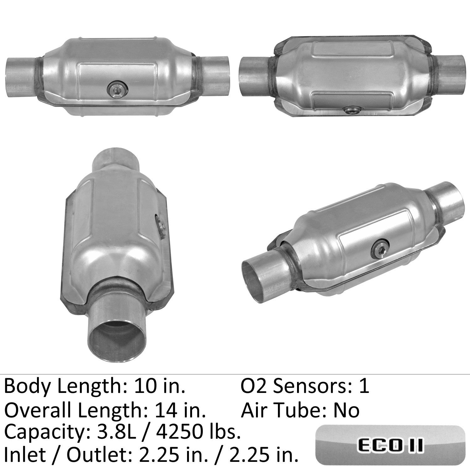 Eastern Catalytic Catalytic Converter-Universal  82615