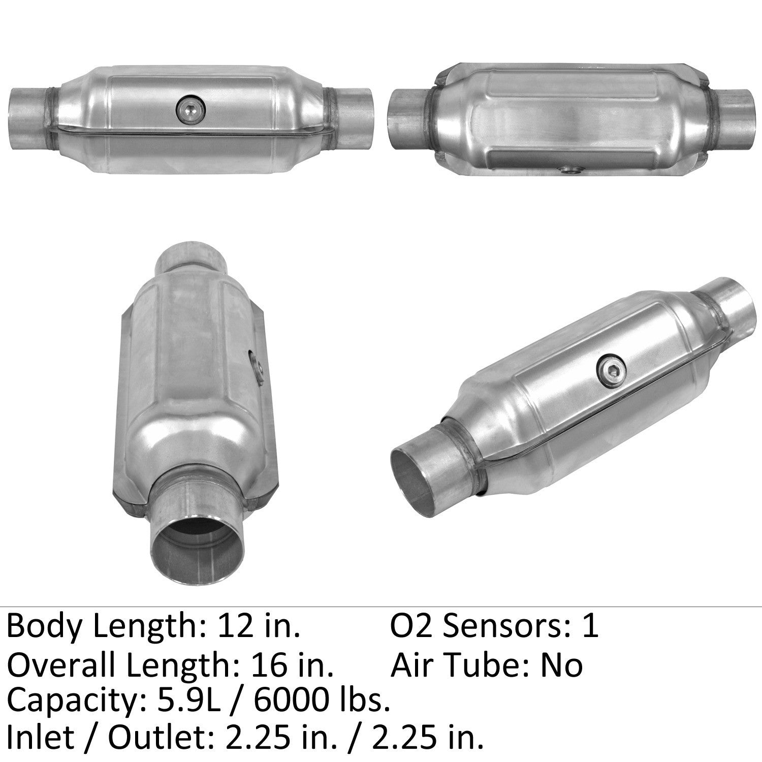 Eastern Catalytic Catalytic Converter-Universal  82625