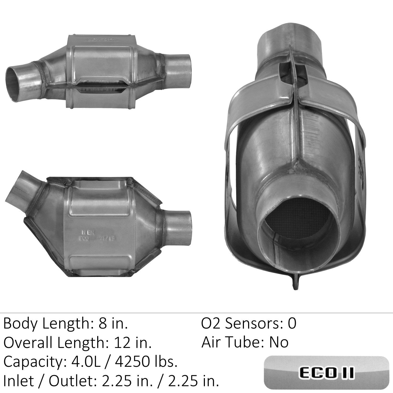 Eastern Catalytic Catalytic Converter-Universal  83425