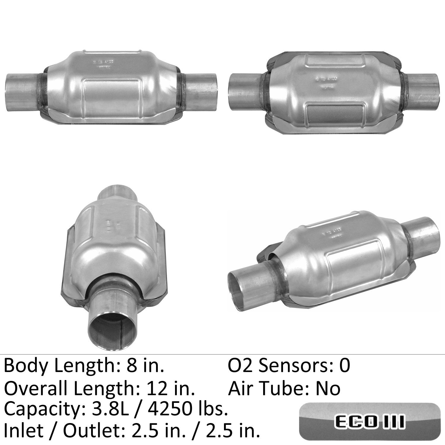 Eastern Catalytic Catalytic Converter-Universal  92466