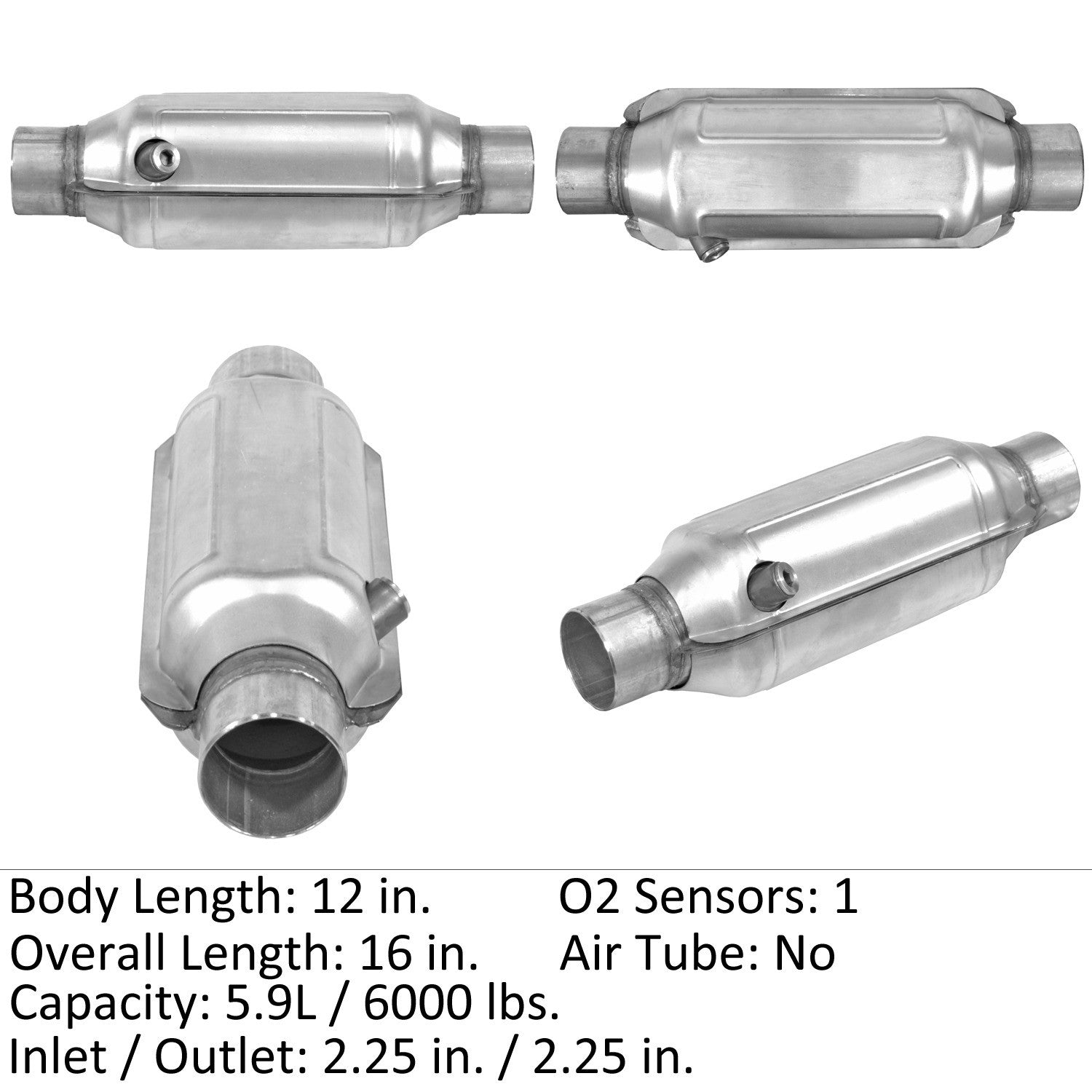 Eastern Catalytic Catalytic Converter-Universal  92735