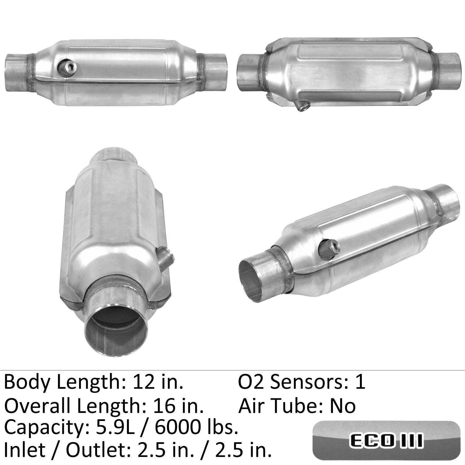 Eastern Catalytic Catalytic Converter-Universal  92736