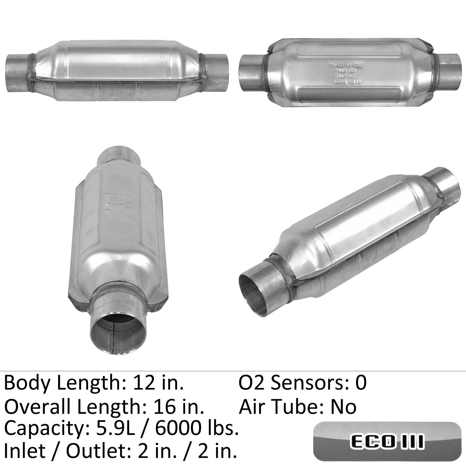 Eastern Catalytic Catalytic Converter-Universal  92774