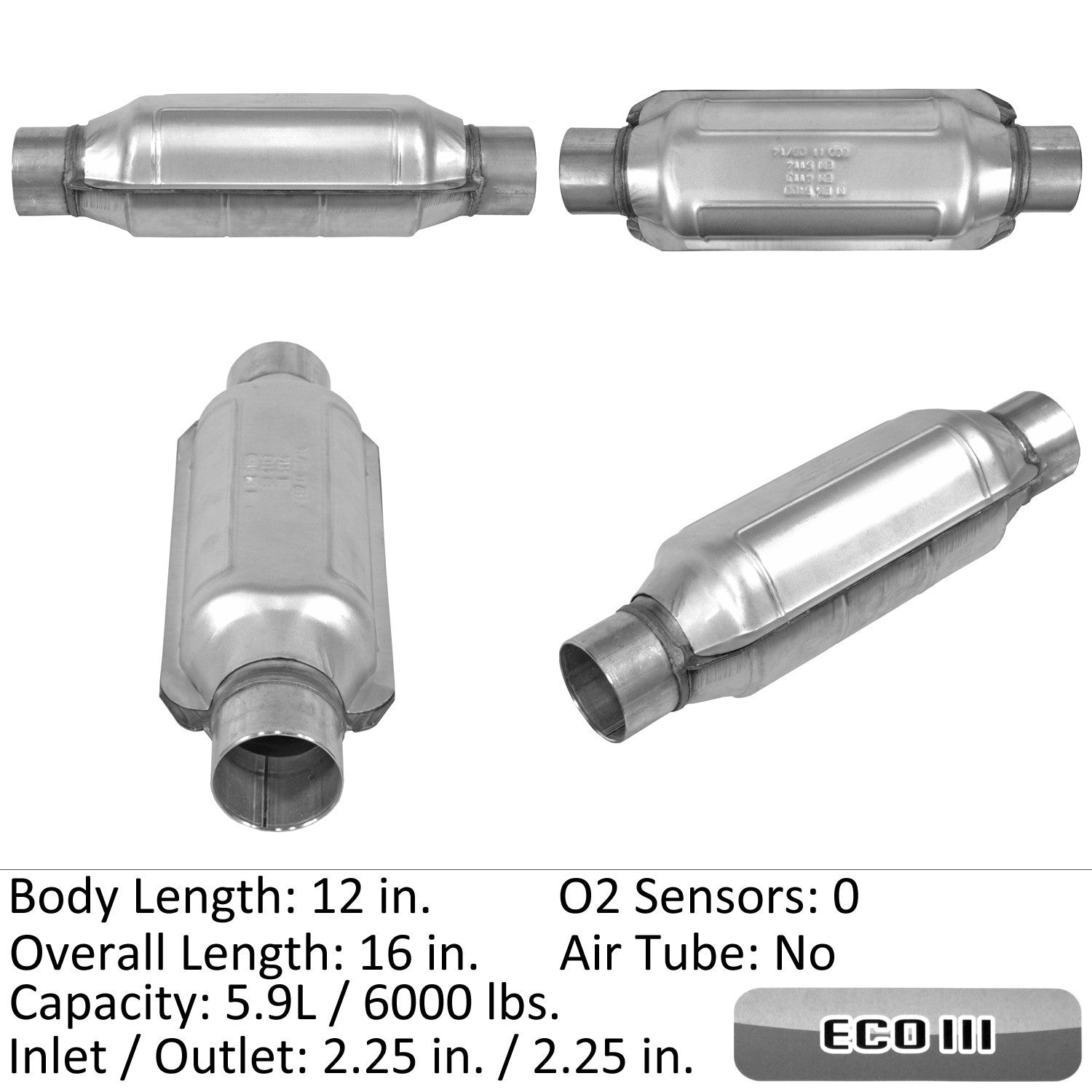Eastern Catalytic Catalytic Converter-Universal  92775