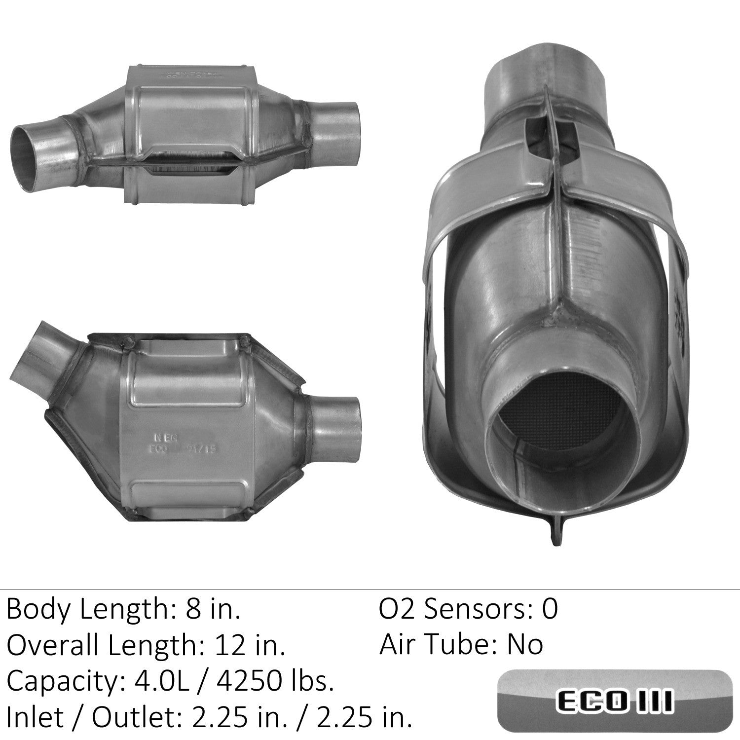 Eastern Catalytic Catalytic Converter-Universal  93425
