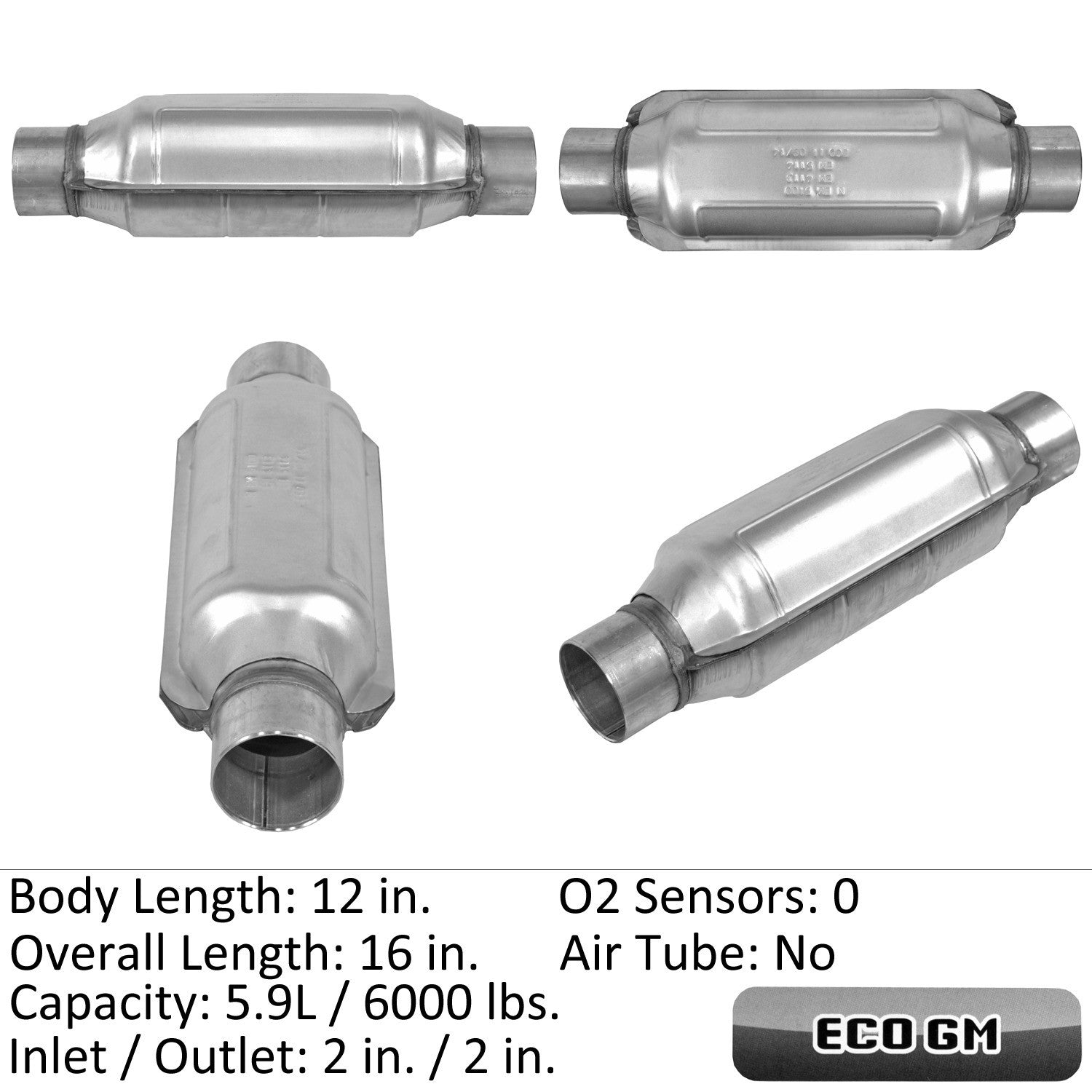 Eastern Catalytic Catalytic Converter-Universal  99774