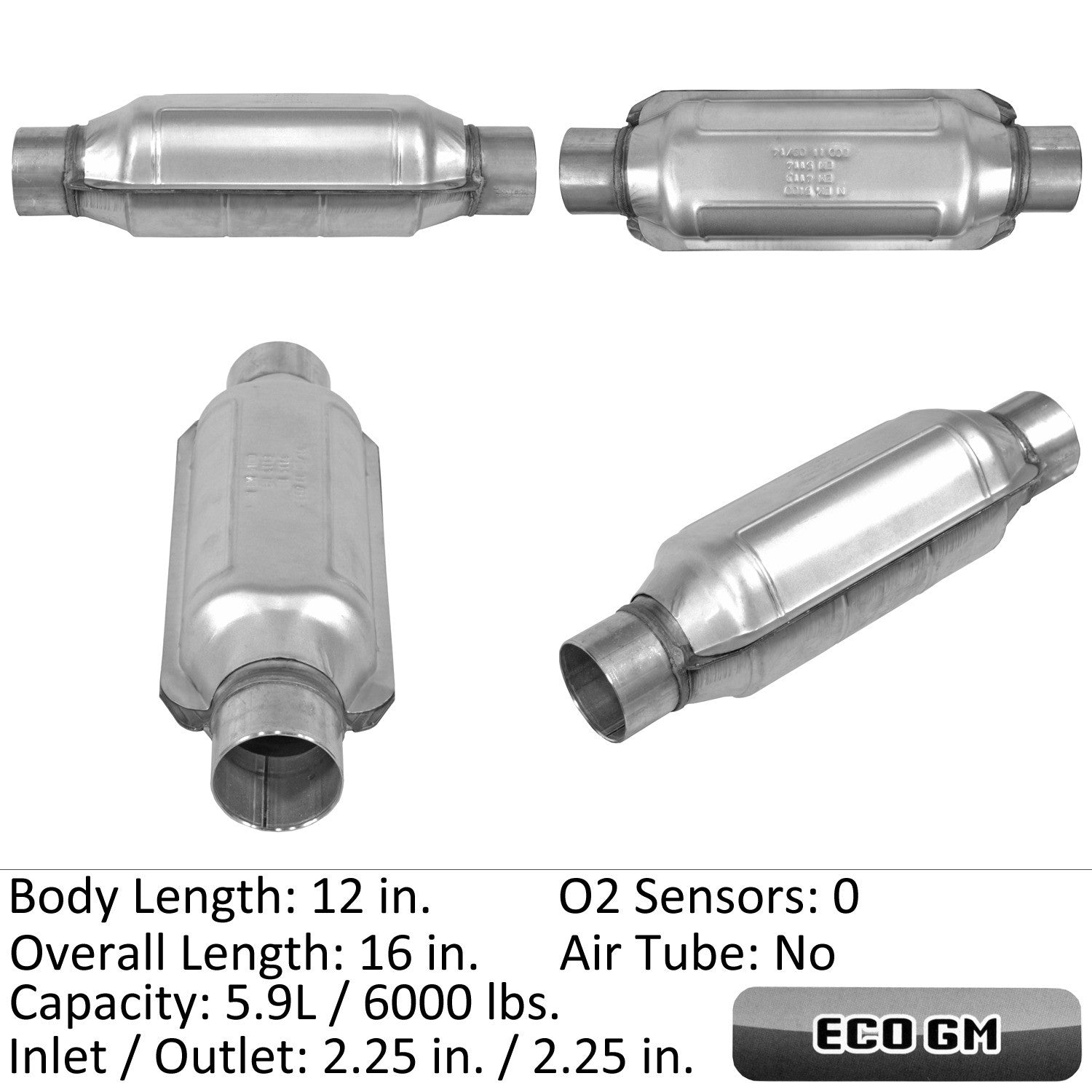 Eastern Catalytic Catalytic Converter-Universal  99775