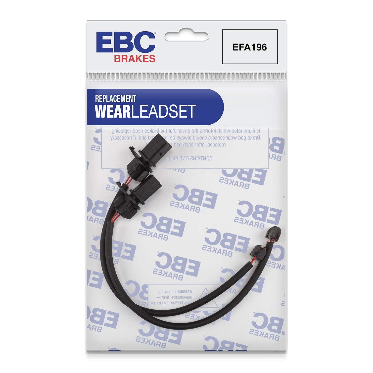 EBC Brakes EFA196 Brake Wear Lead Sensor Kit Fits 17-23 Macan