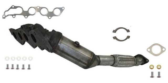 Eastern Catalytic Exhaust Manifold with Integrated Catalytic Converter  30558
