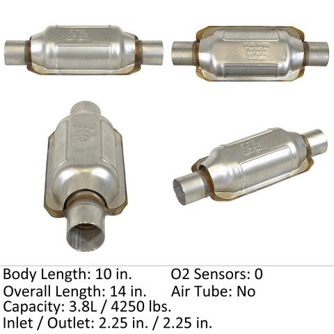 Eastern Catalytic Catalytic Converter-Universal  70258