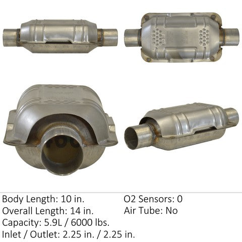 Eastern Catalytic Catalytic Converter-Universal  70317