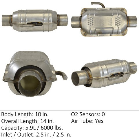 Eastern Catalytic Catalytic Converter-Universal  70423