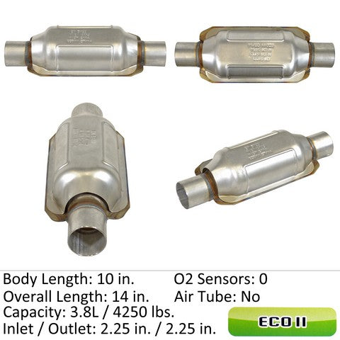 Eastern Catalytic Catalytic Converter-Universal  82565