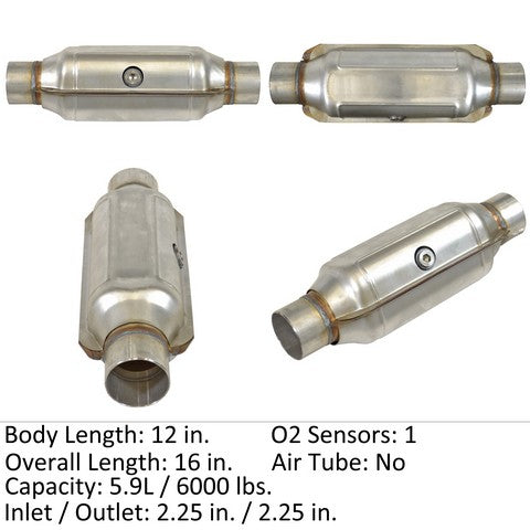 Eastern Catalytic Catalytic Converter-Universal  82625