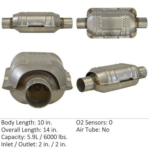 Eastern Catalytic Catalytic Converter-Universal  83164