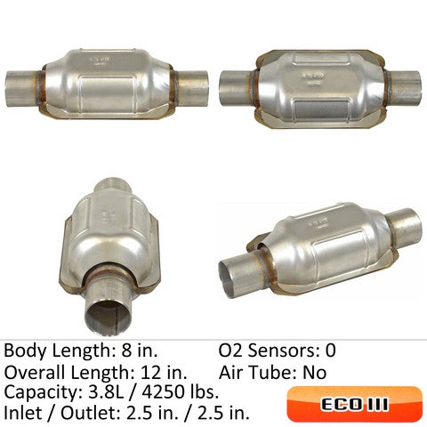 Eastern Catalytic Catalytic Converter-Universal  92466