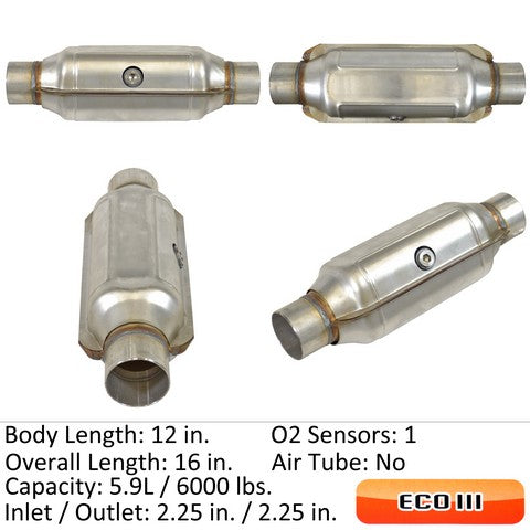 Eastern Catalytic Catalytic Converter-Universal  92625
