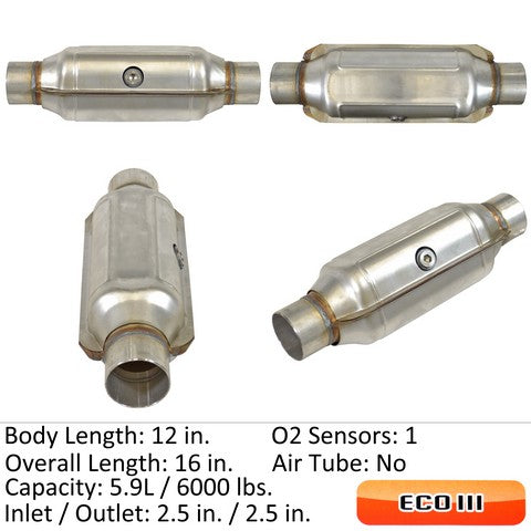 Eastern Catalytic Catalytic Converter-Universal  92626
